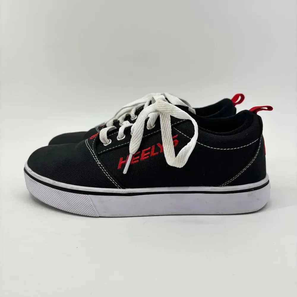Heelys Sneakers Boys 5 Youth Black Canvas Lace Up Pro 20 / HE100757